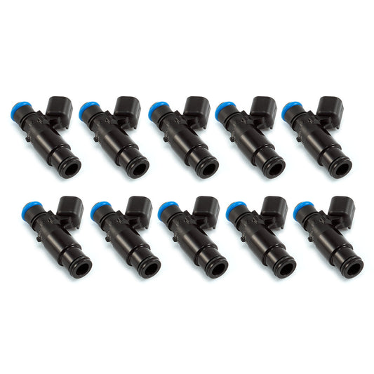 Injector Dynamics 2600cc Injectors - 08+ Dodge Viper 8.3/8.4L - 48mm Length - 14mm Top - 14mm Bottom Adapter (Set of 10) - 2600.48.14.14B.10